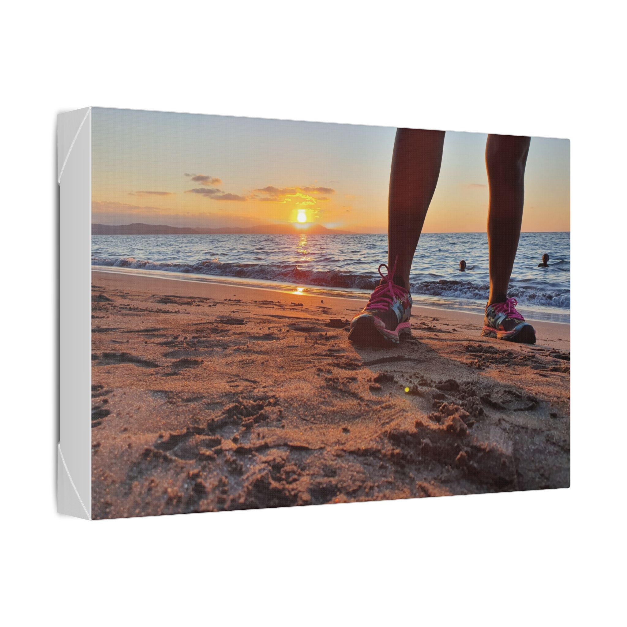Nonga Beach Sunset Rabaul Canvas – Coastal Runner Wall Art