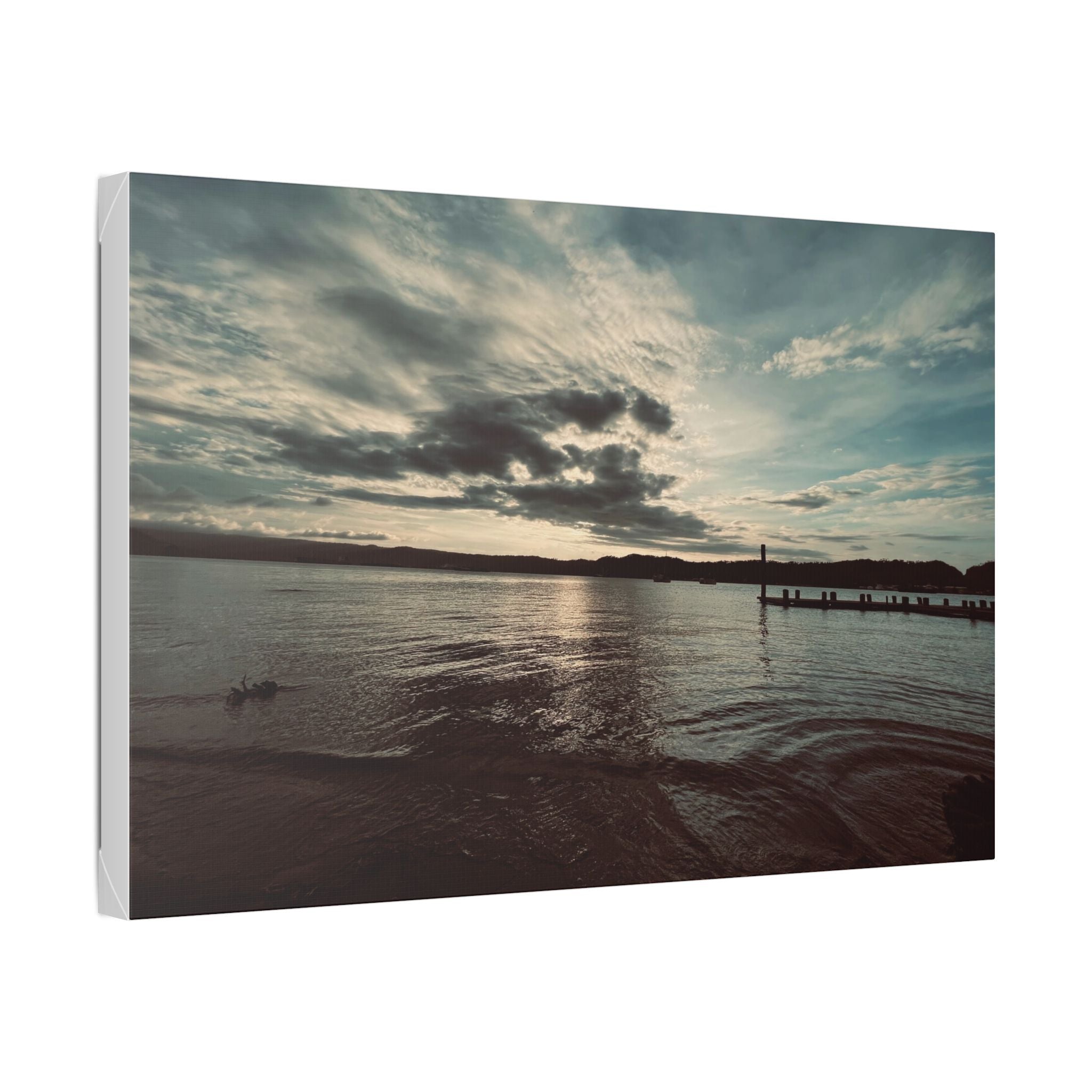 Sunset Simson's Harbor Rabaul Canvas Print Wall Art