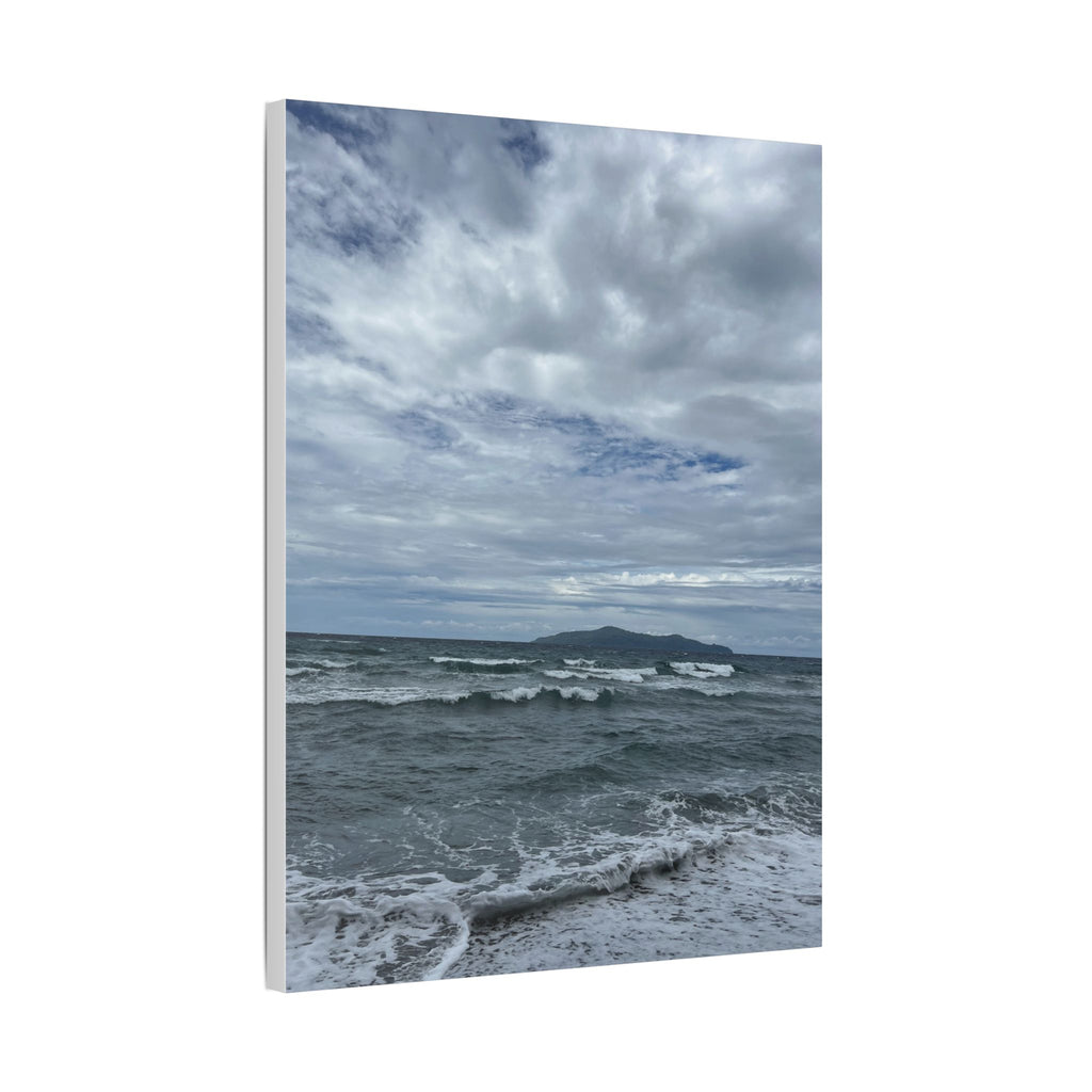 Stormy Ocean Nonga Rabaul Canvas Wall Art – Moody Seascape Stretched Canvas Print