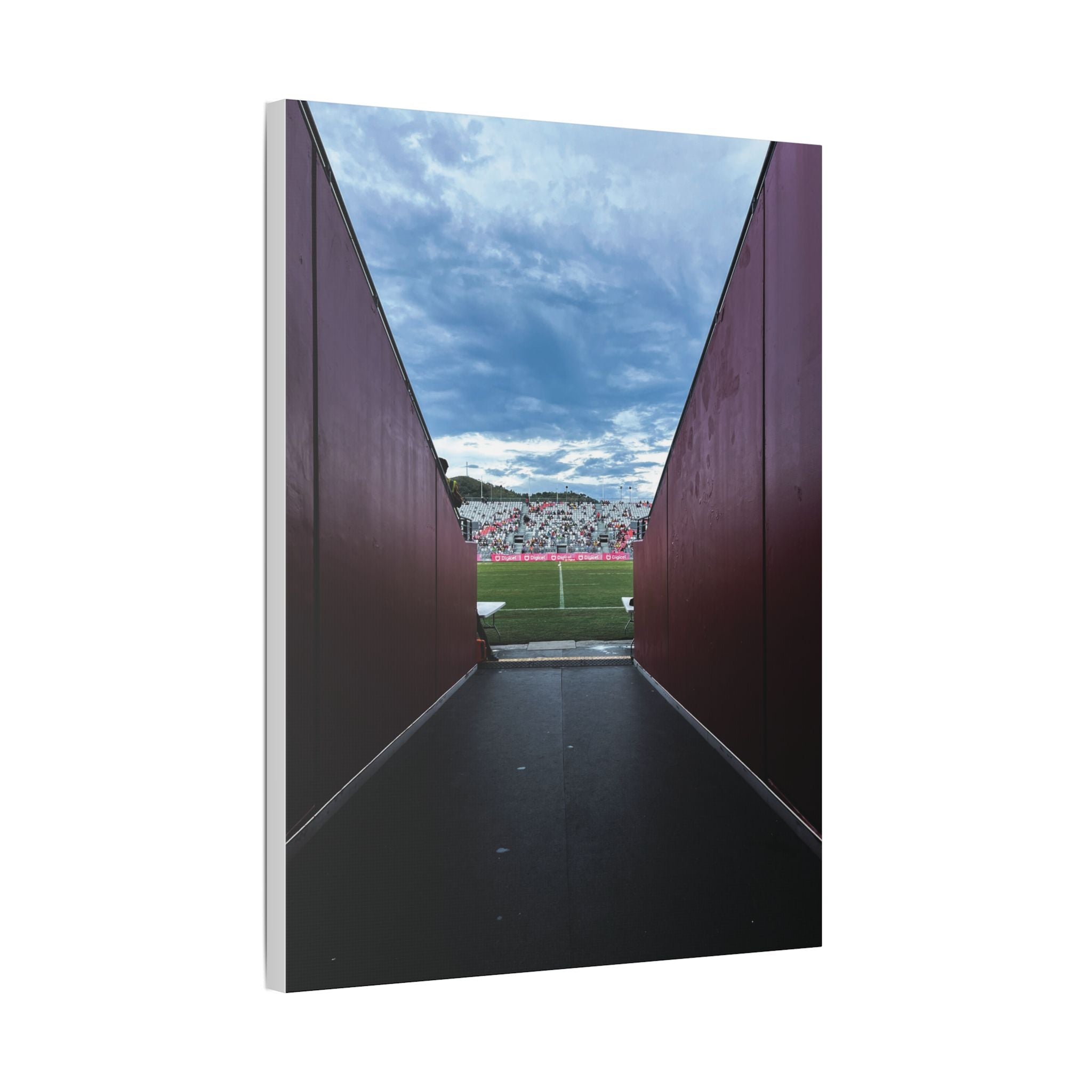 Stadium Tunnel NFS PNG Canvas Print — Game Day Sports Wall Art