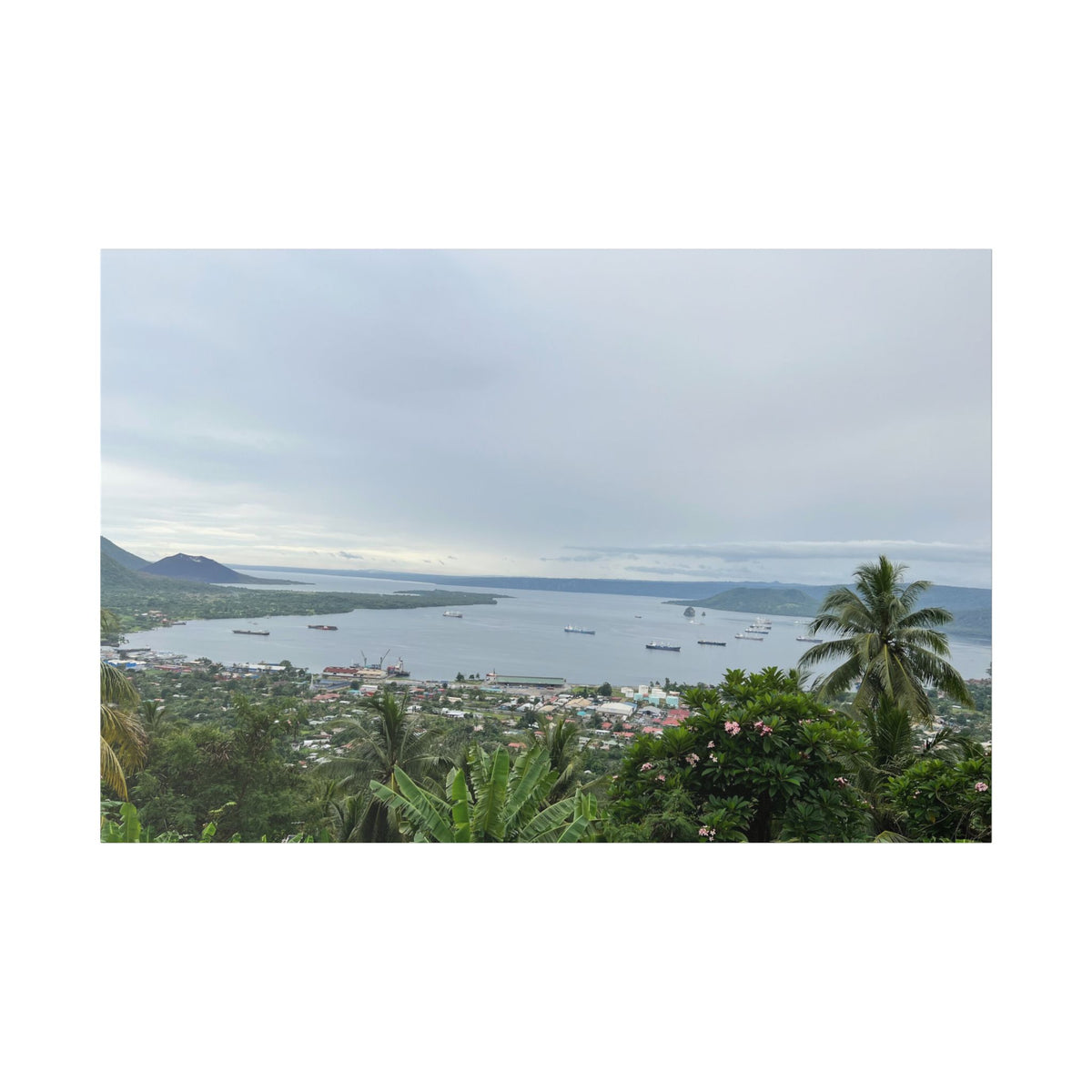 Simson's Habour Rabaul Observatory Look Out  Wall Art