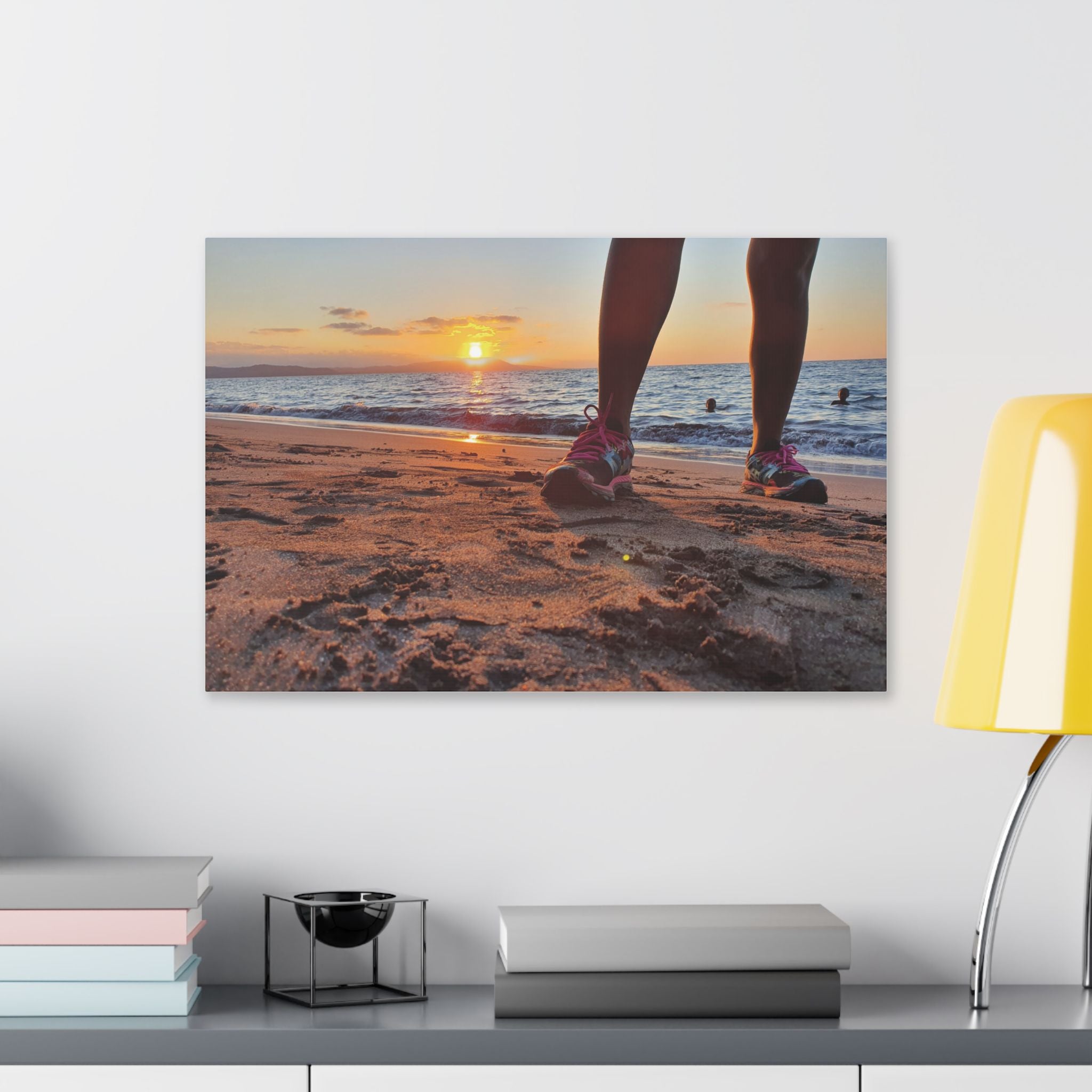 Nonga Beach Sunset Rabaul Canvas – Coastal Runner Wall Art