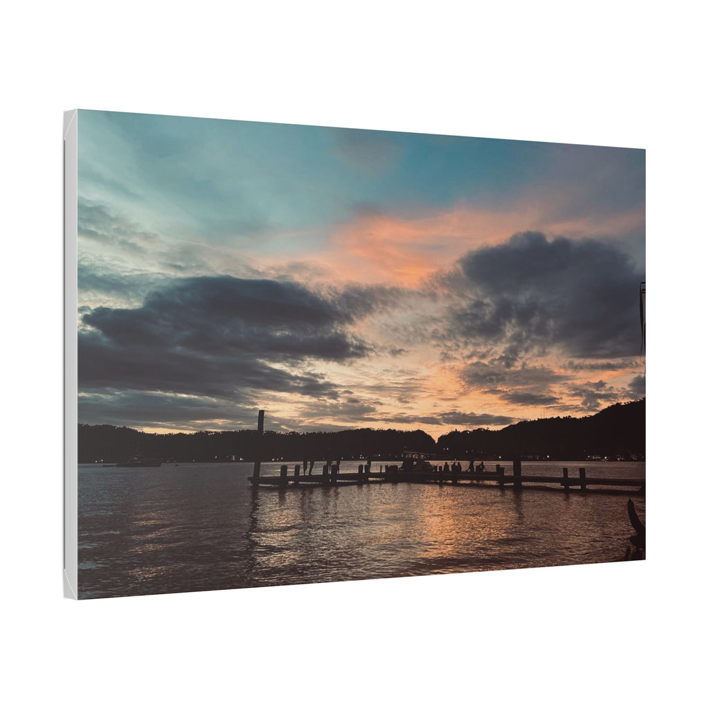 Sunset Simson's Harbor Rabaul Canvas Print Wall Art