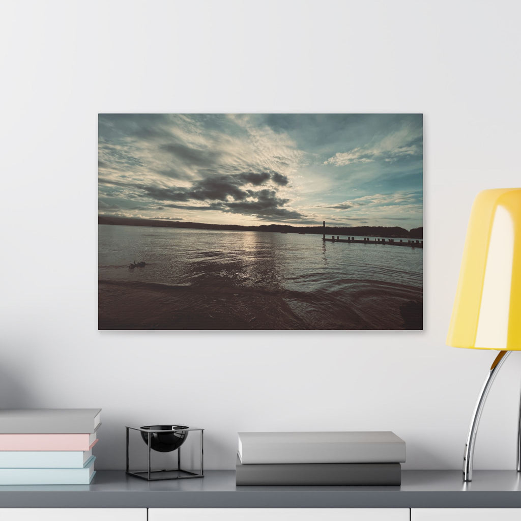 Sunset Simson's Harbor Rabaul Canvas Print Wall Art