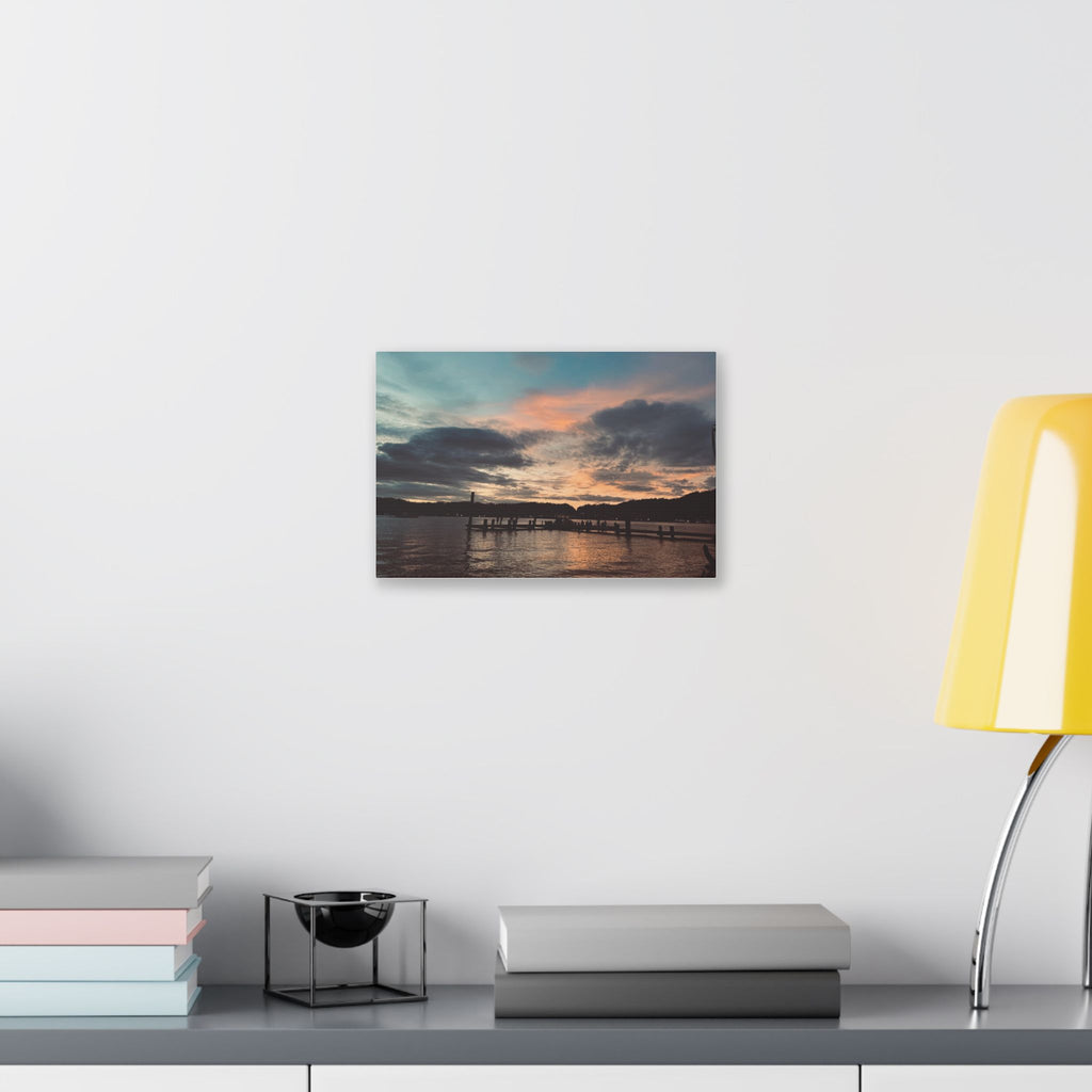 Sunset Simson's Harbor Rabaul Canvas Print Wall Art
