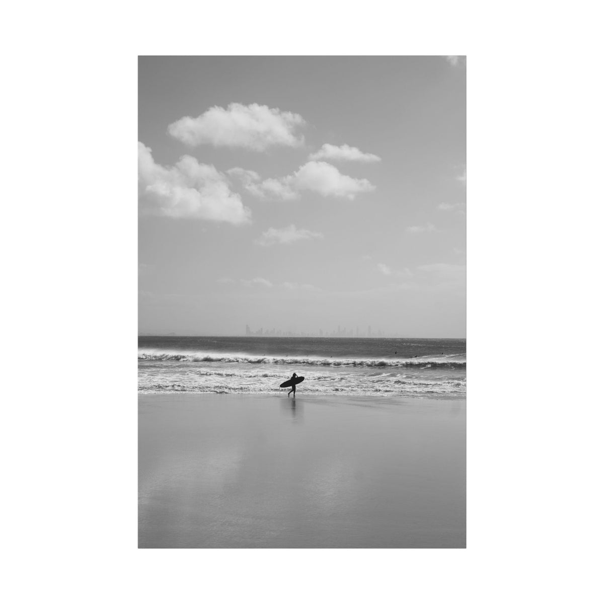 Coolangatta beach the surf Gold Coast Wall Art