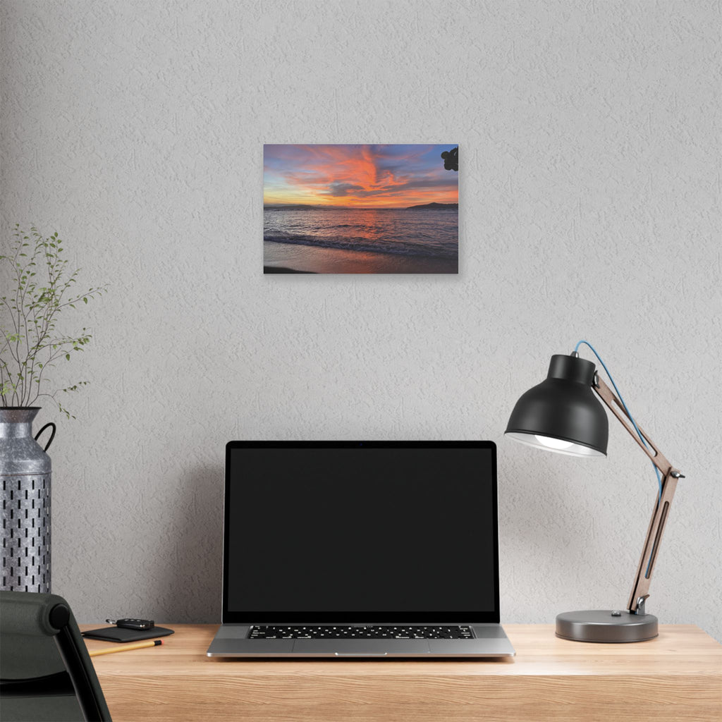 Sunset Nonga beach Rabaul Canvas Print Wall Art