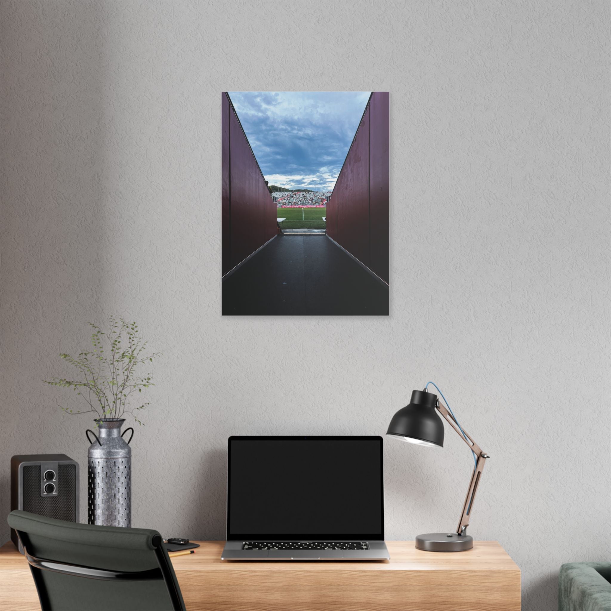Stadium Tunnel NFS PNG Canvas Print — Game Day Sports Wall Art