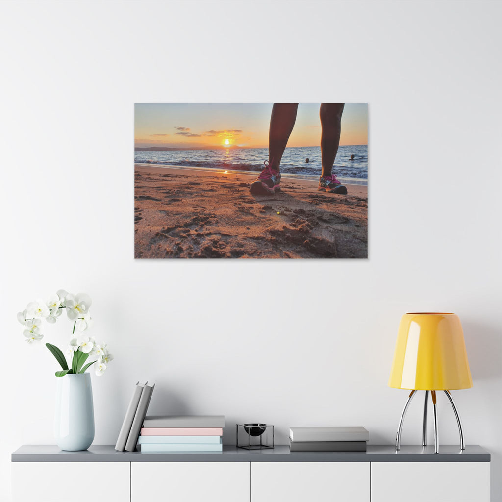 Nonga Beach Sunset Rabaul Canvas – Coastal Runner Wall Art