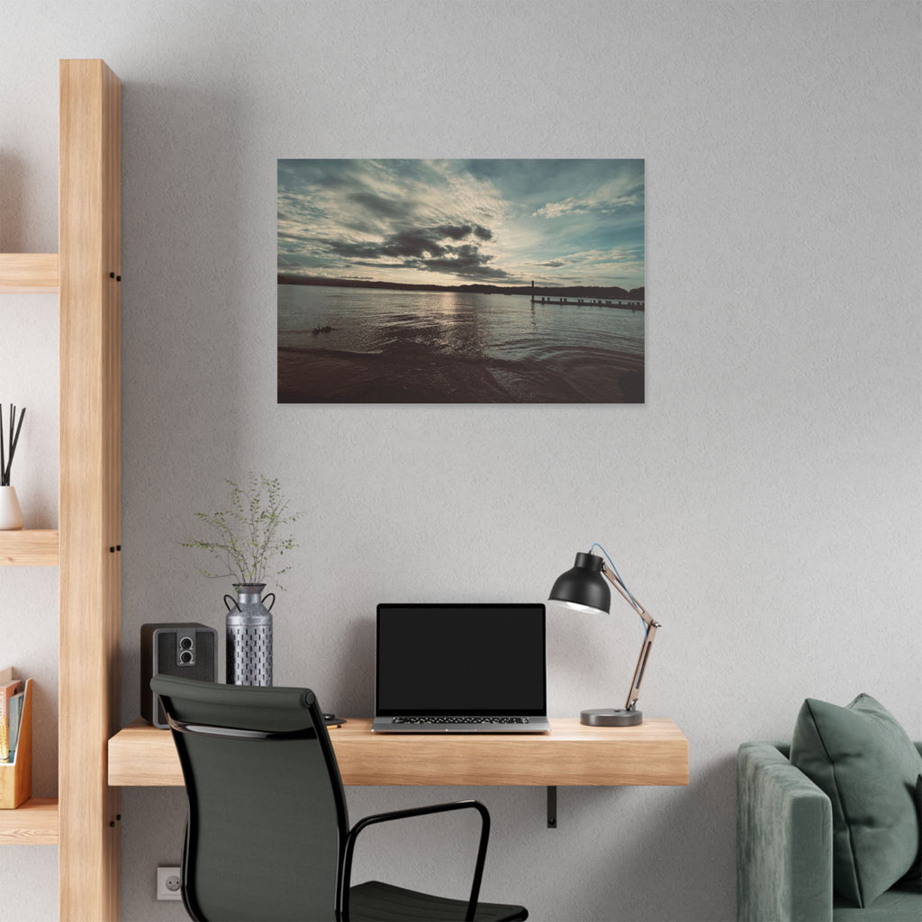 Sunset Simson's Harbor Rabaul Canvas Print Wall Art