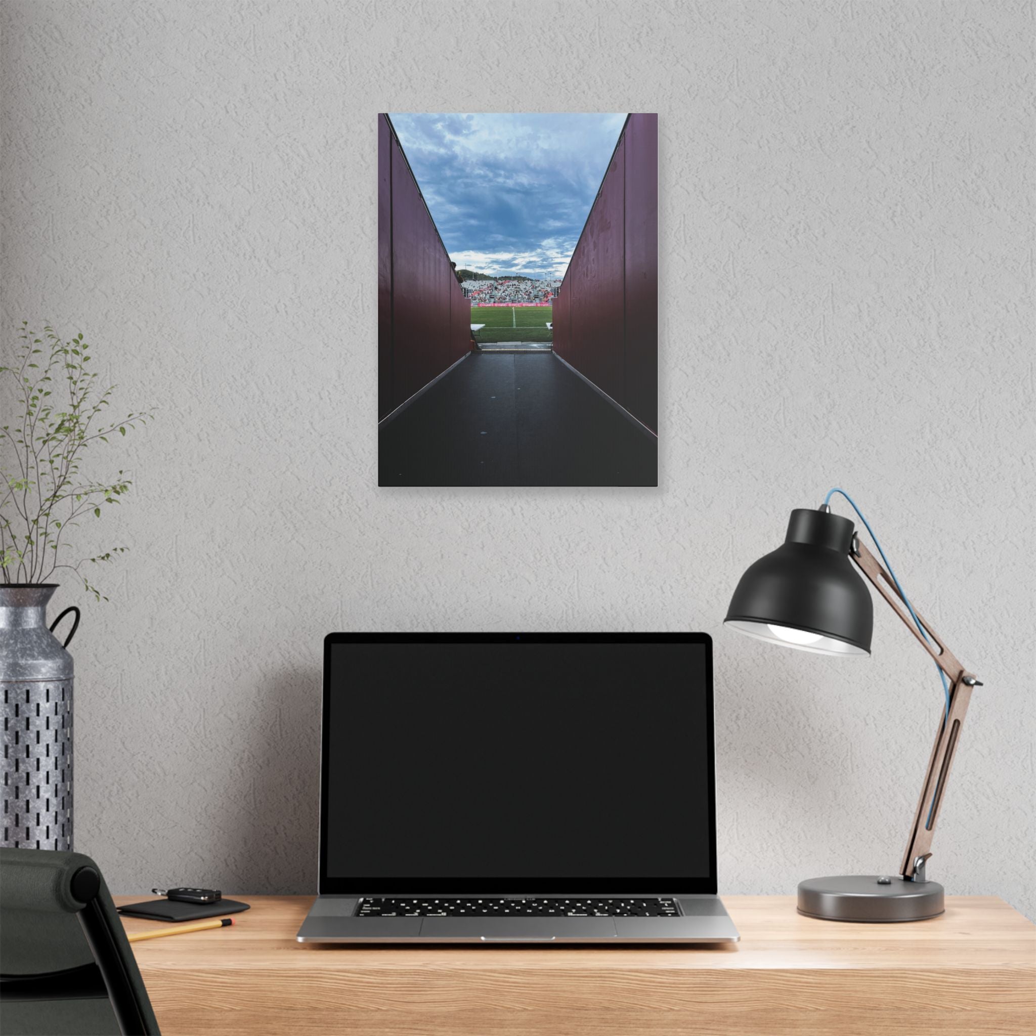 Stadium Tunnel NFS PNG Canvas Print — Game Day Sports Wall Art