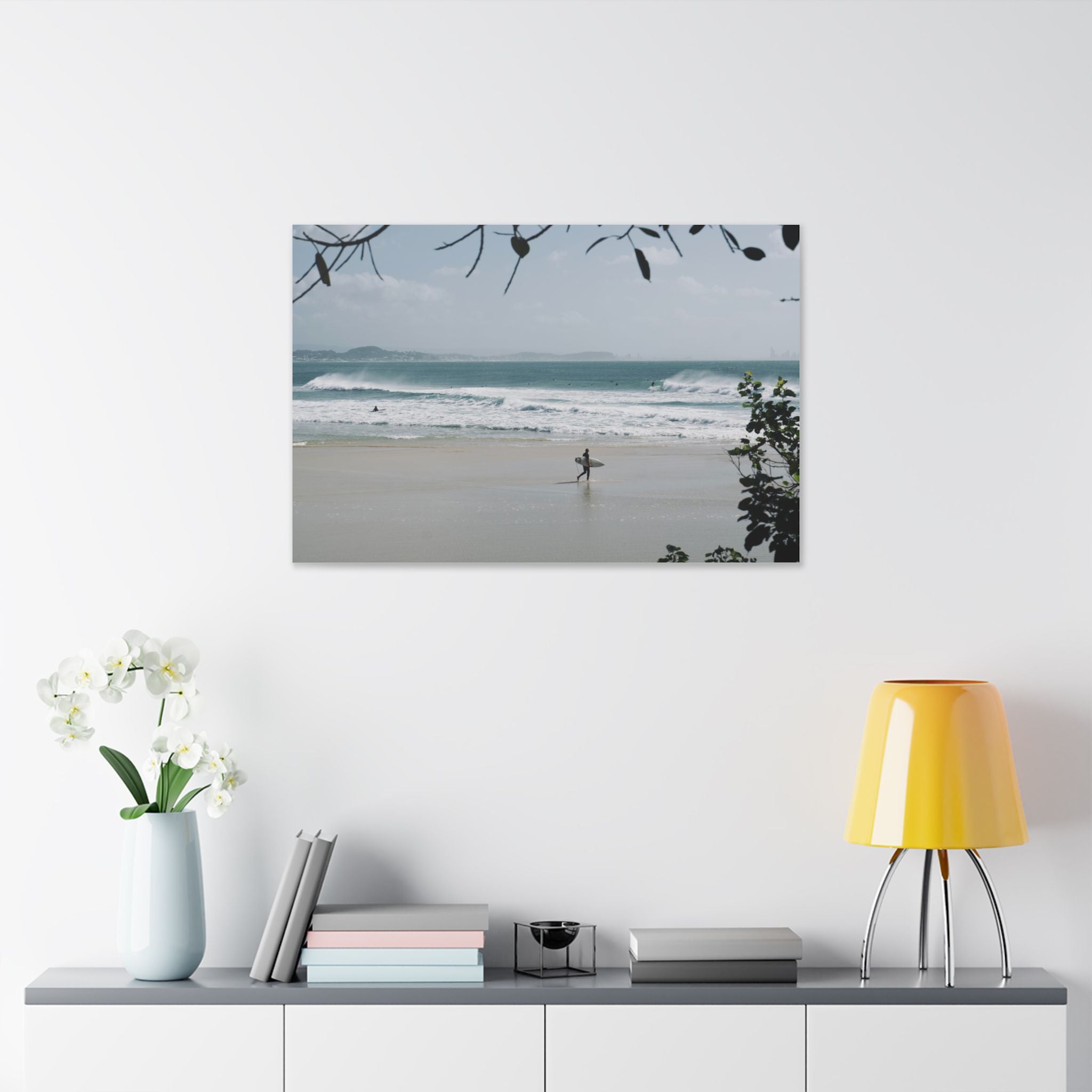 Coolangatta beach the surfer Gold Coast Wall Art