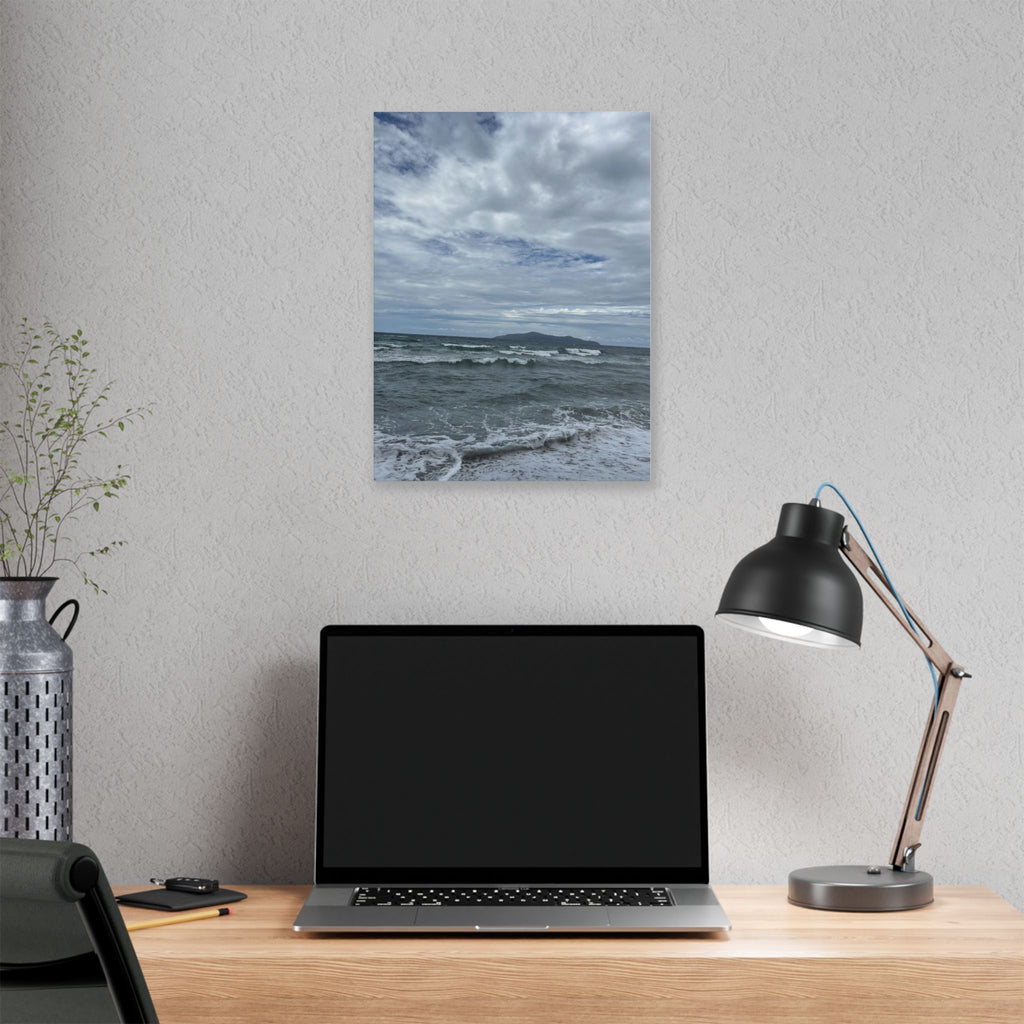Stormy Ocean Nonga Rabaul Canvas Wall Art – Moody Seascape Stretched Canvas Print