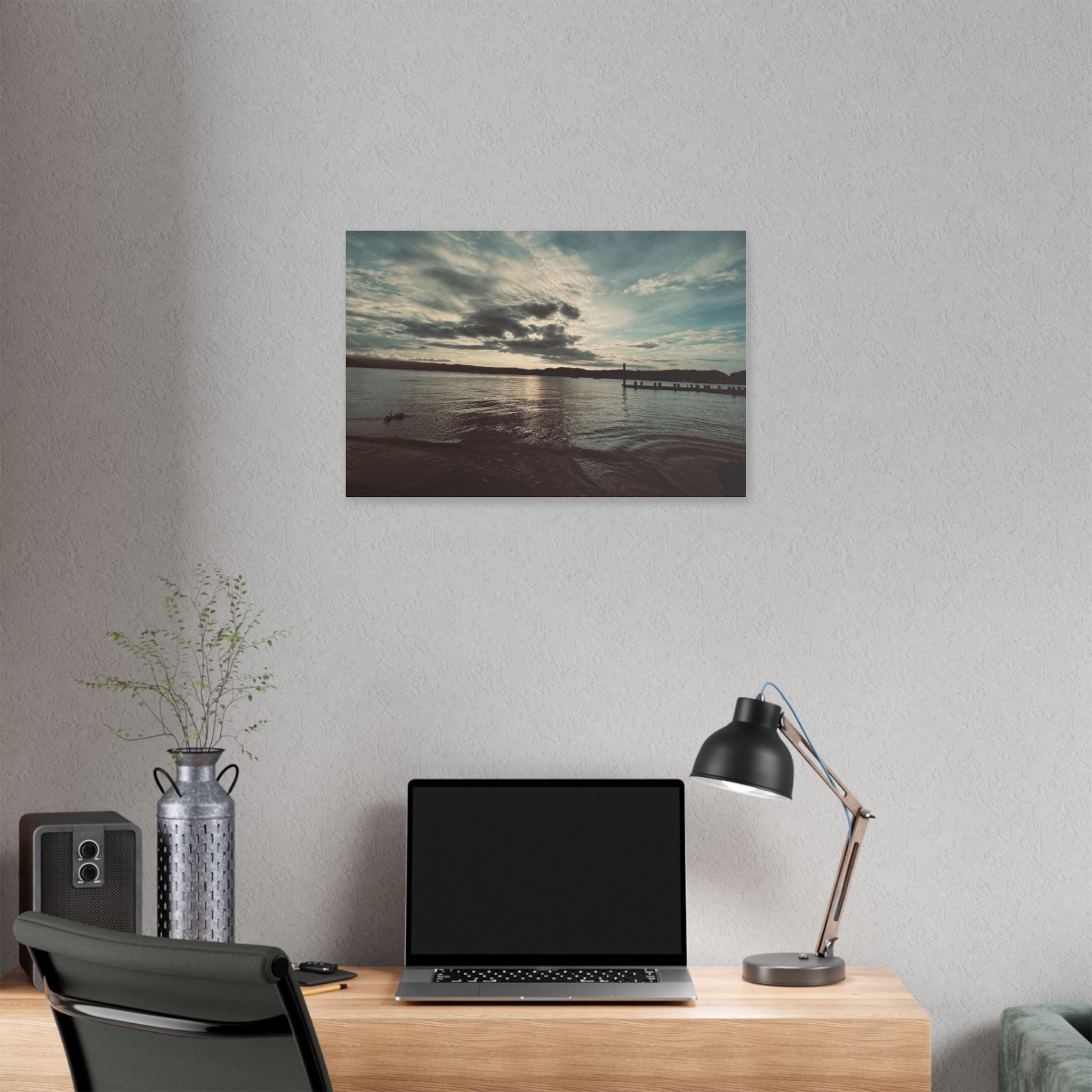 Sunset Simson's Harbor Rabaul Canvas Print Wall Art