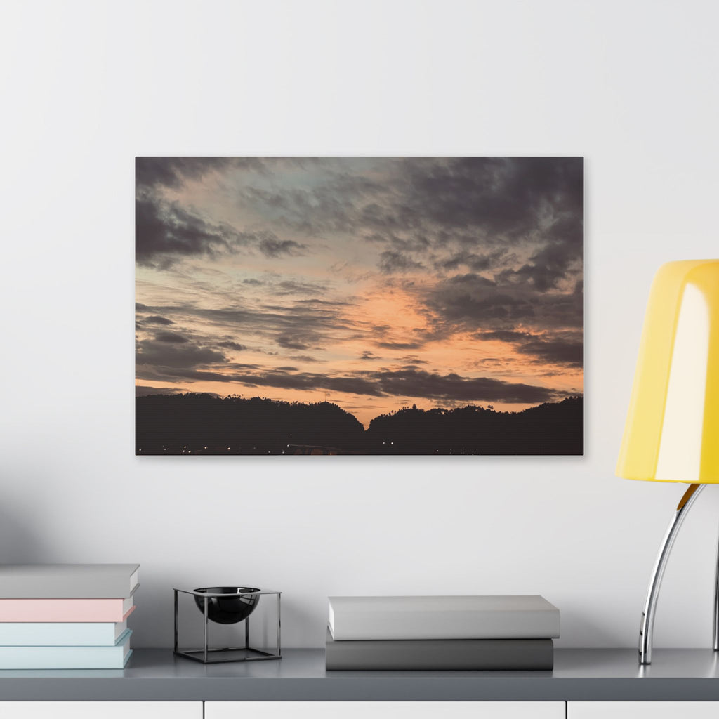 Sunset Simson's Harbor Rabaul Canvas Print Wall Art