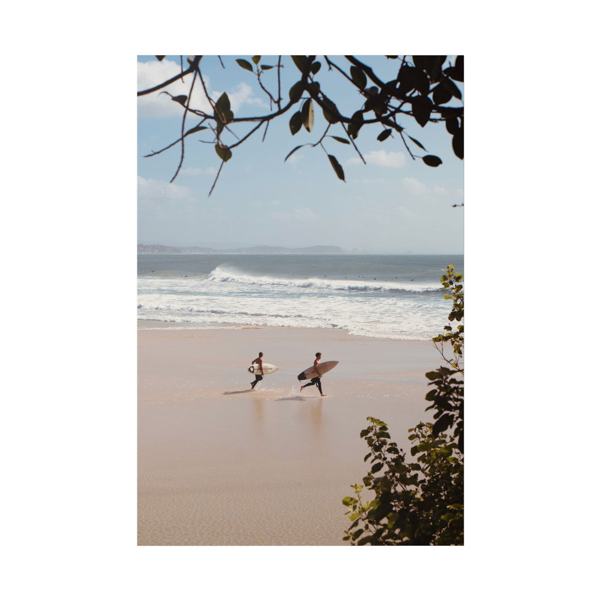 Coolangatta beach the surfer Gold Coast Wall Art