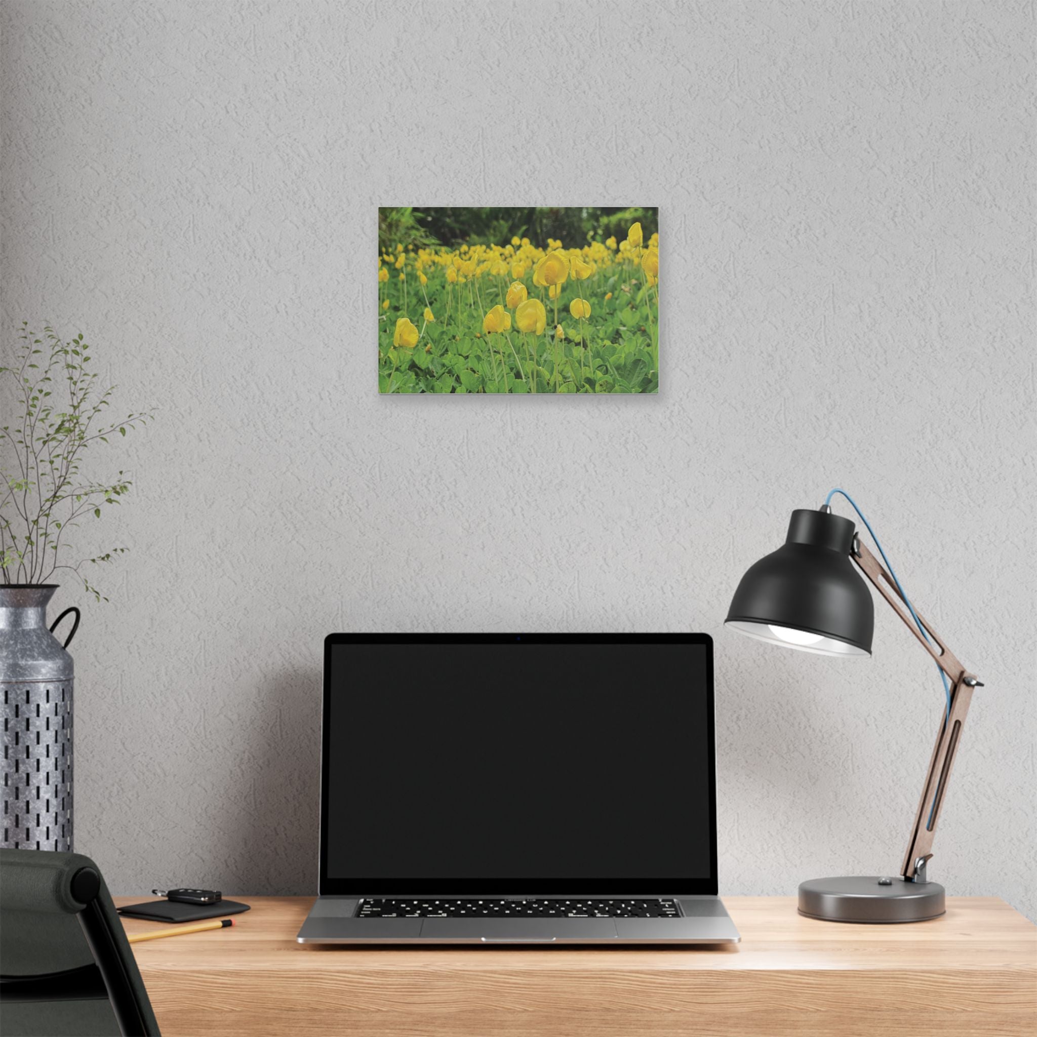 Yellow Flower Field Canvas Print