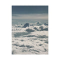 Cloudscape Stretched Canvas Wall Art — Serene Aerial Sky Print