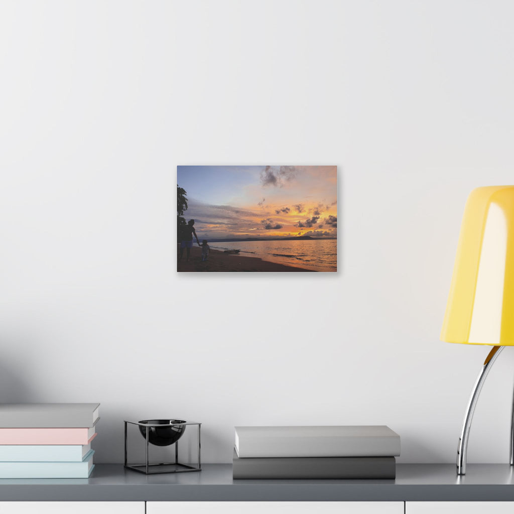 Nonga Beach Sunset Rabaul Canvas – Coastal Runner Wall Art