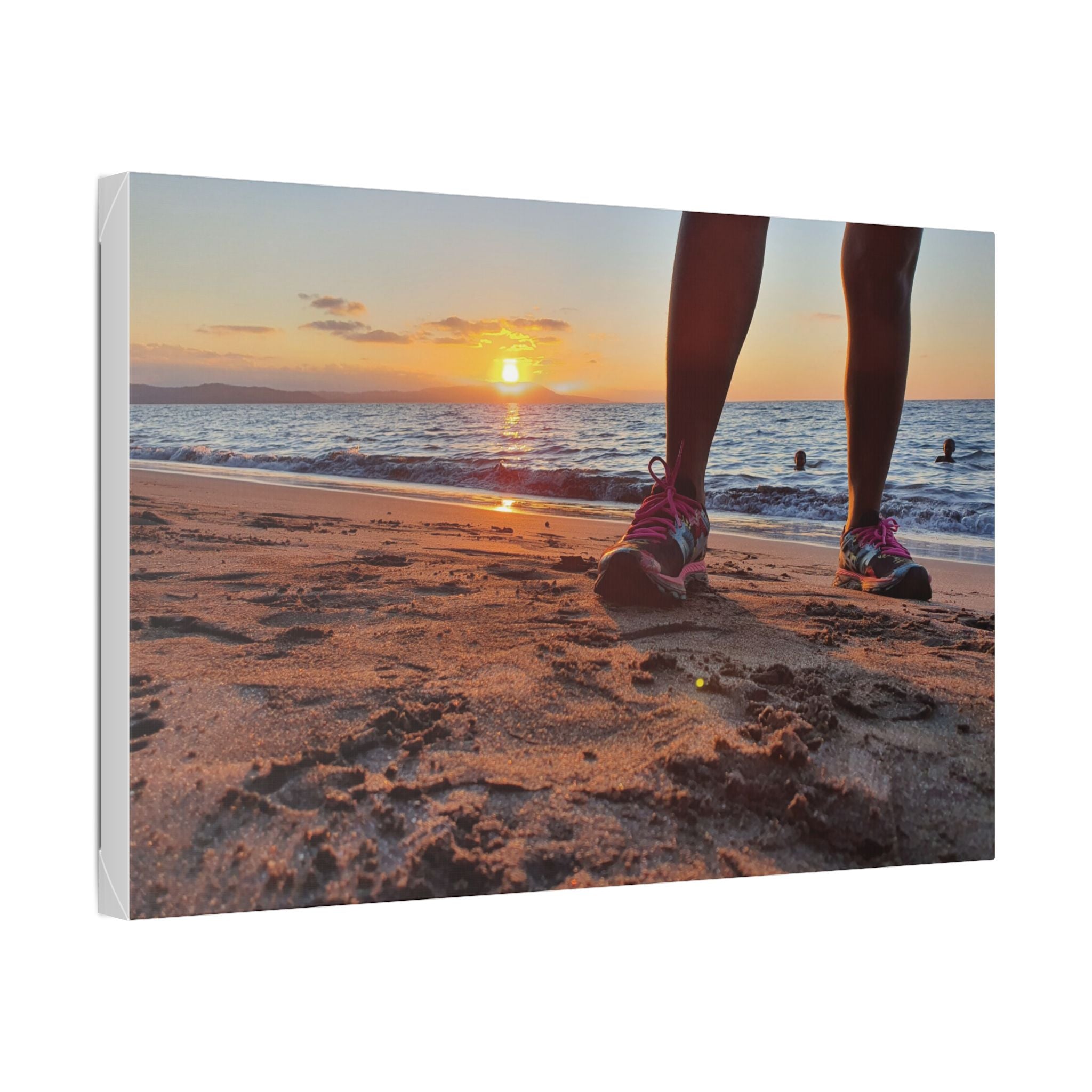 Nonga Beach Sunset Rabaul Canvas – Coastal Runner Wall Art