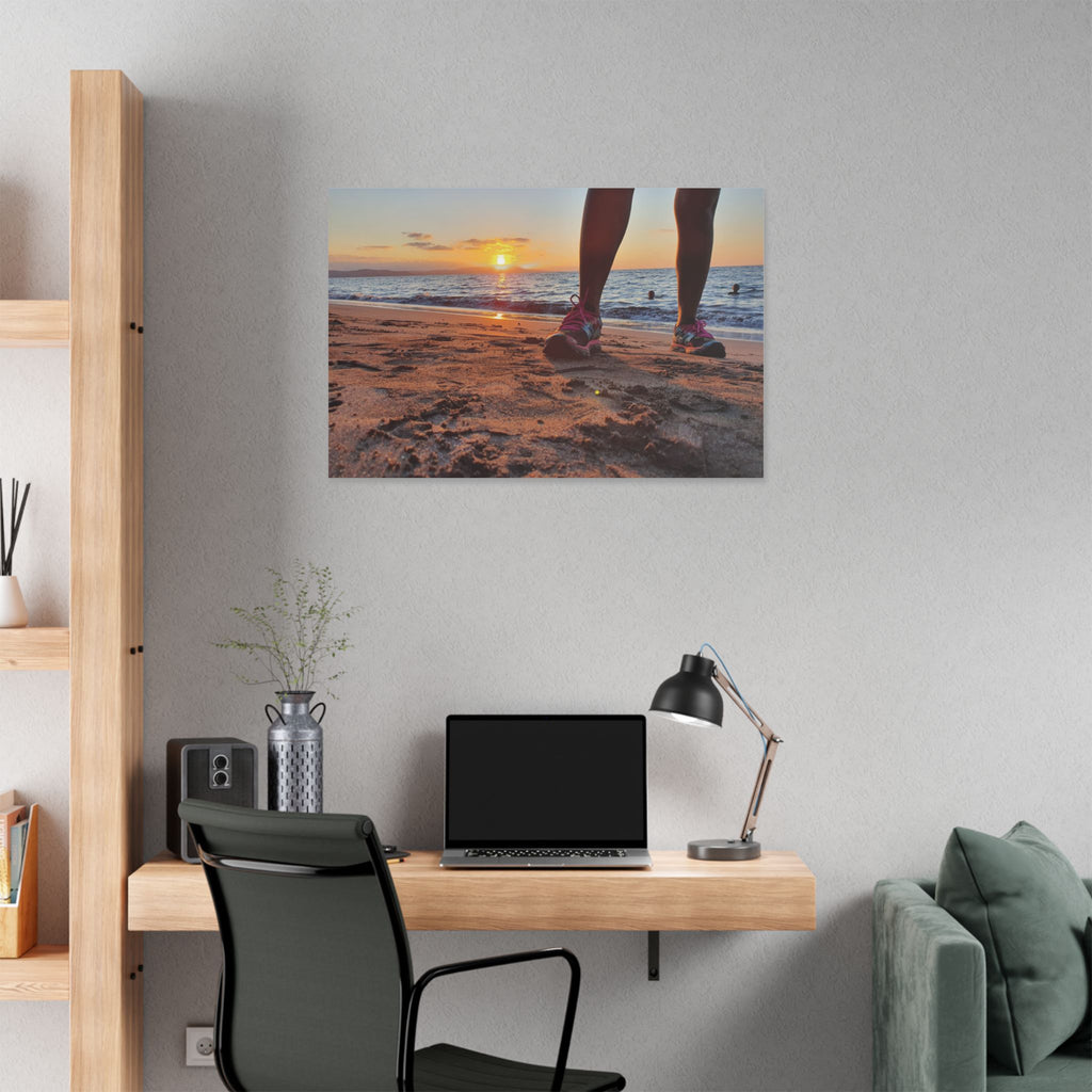 Nonga Beach Sunset Rabaul Canvas – Coastal Runner Wall Art