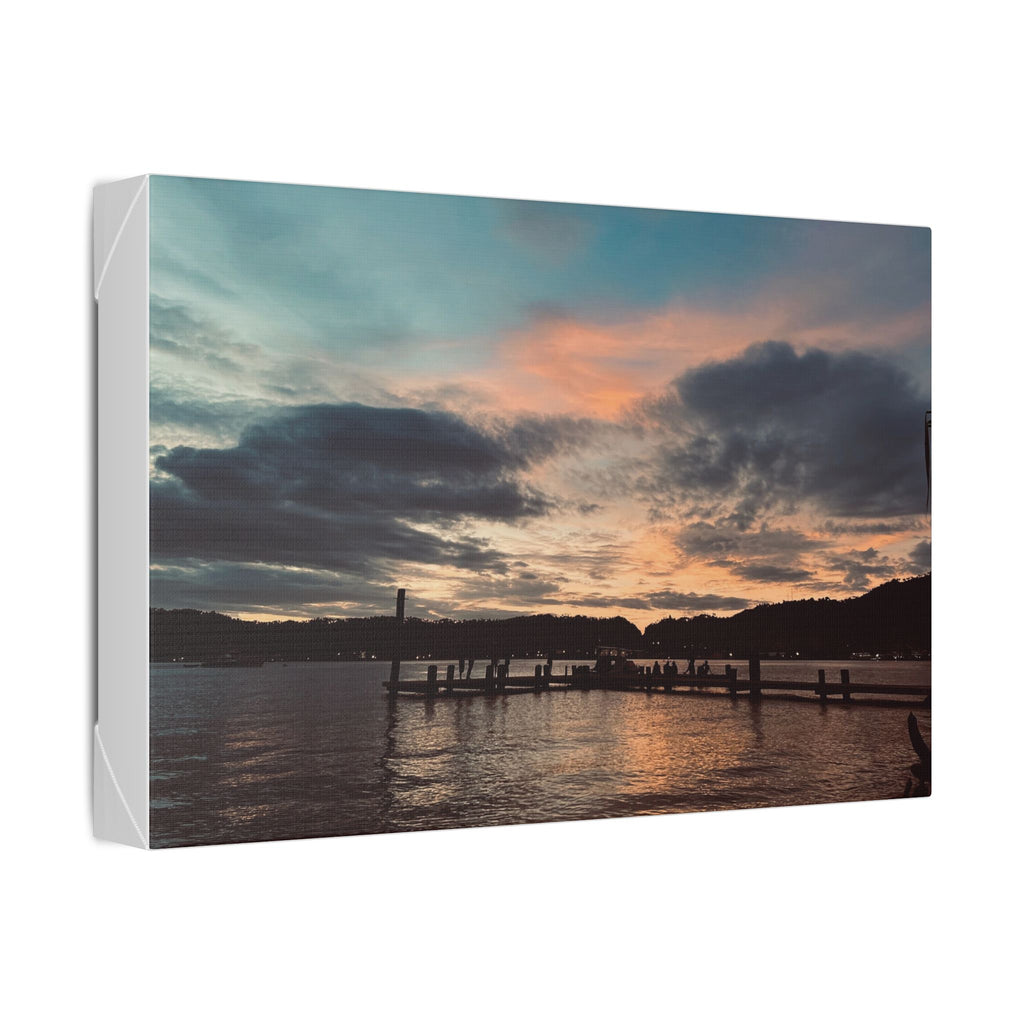 Sunset Simson's Harbor Rabaul Canvas Print Wall Art