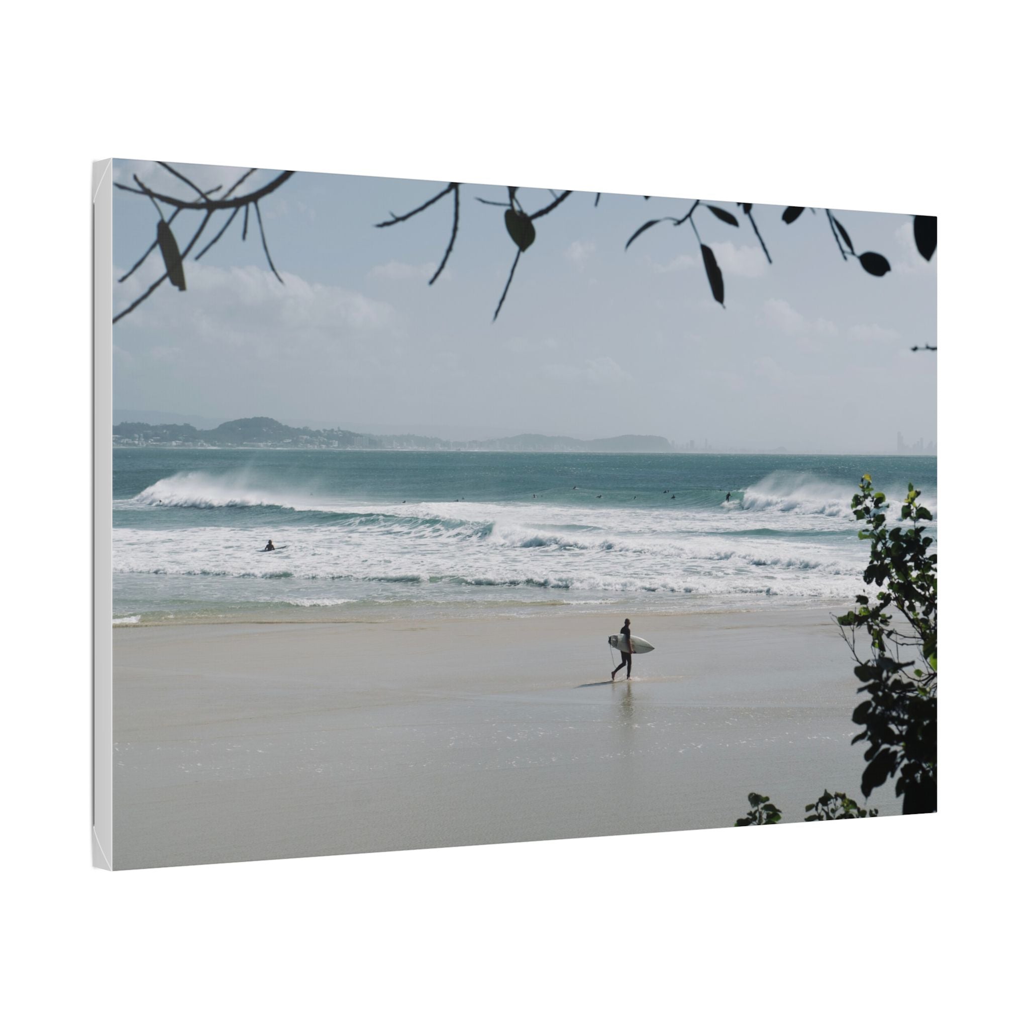 Coolangatta beach the surfer Gold Coast Wall Art