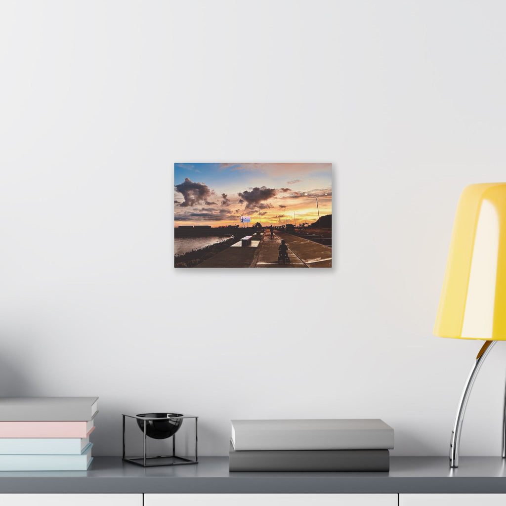 Sunset Port Moresby Walk Canvas