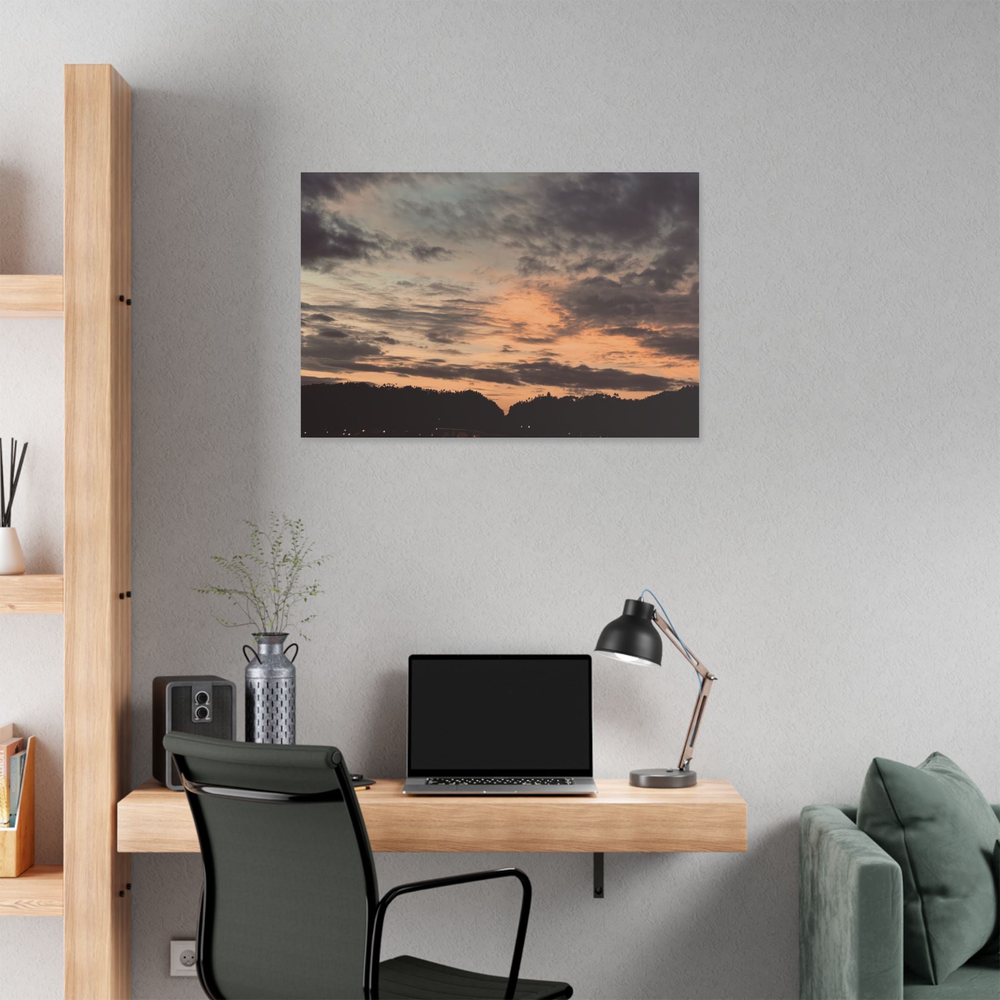 Sunset Simson's Harbor Rabaul Canvas Print Wall Art