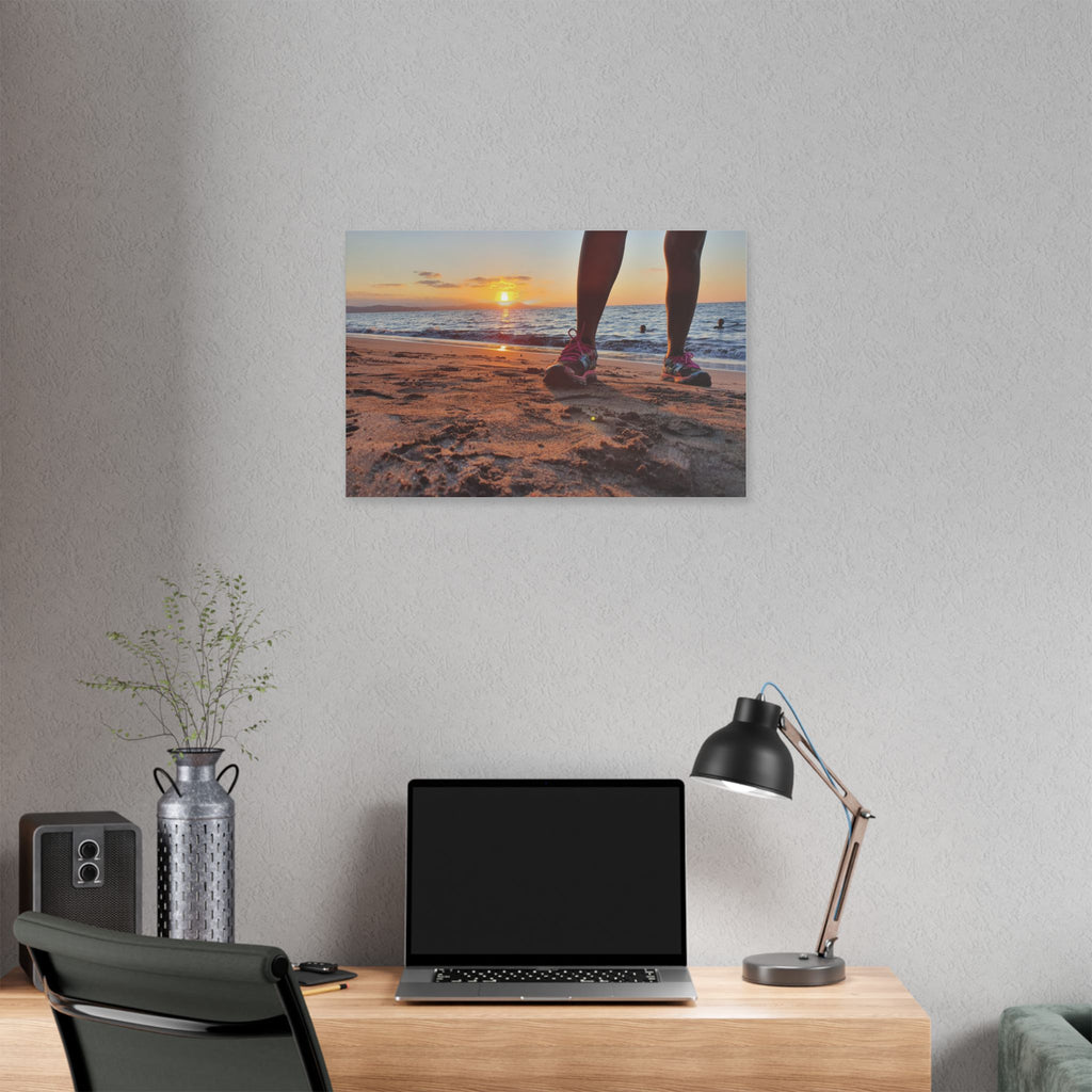 Nonga Beach Sunset Rabaul Canvas – Coastal Runner Wall Art