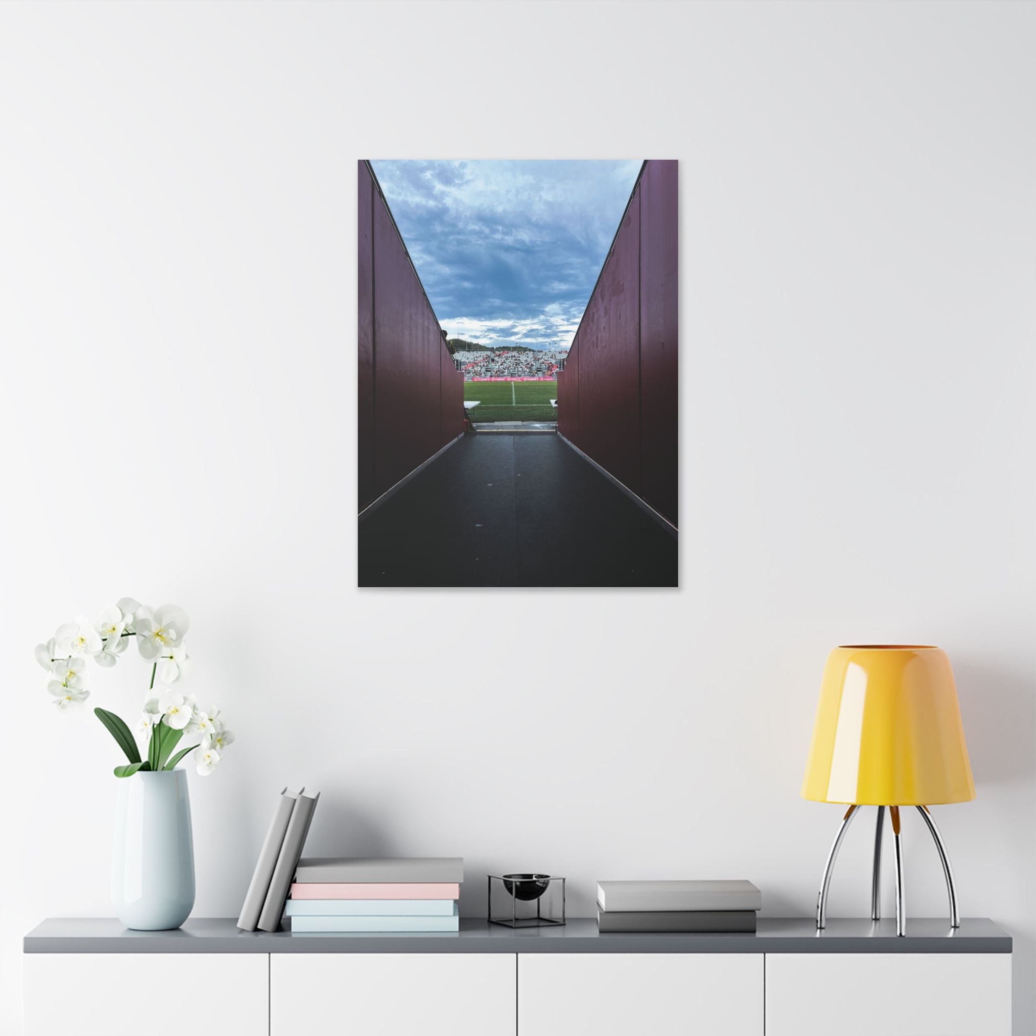 Stadium Tunnel NFS PNG Canvas Print — Game Day Sports Wall Art