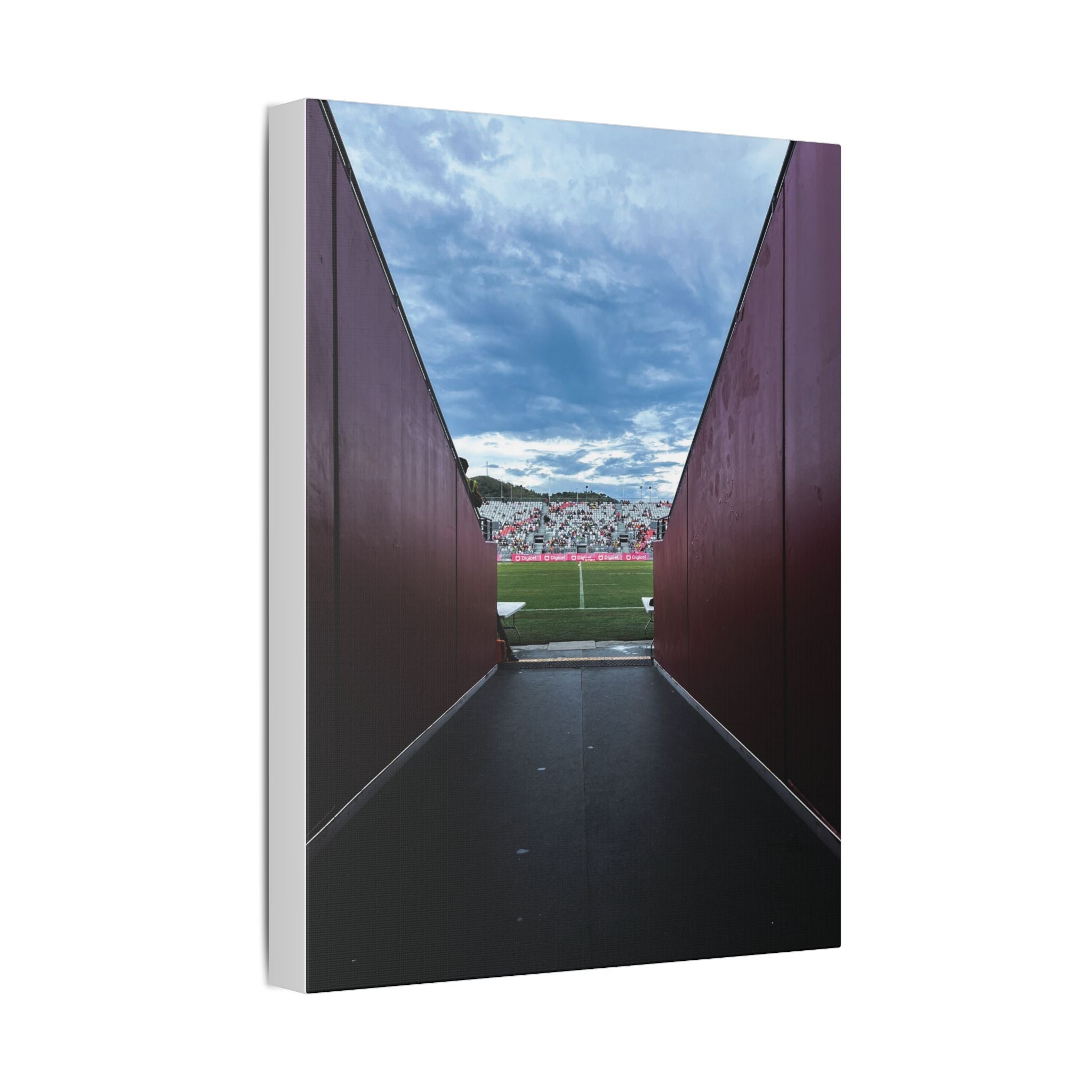 Stadium Tunnel NFS PNG Canvas Print — Game Day Sports Wall Art