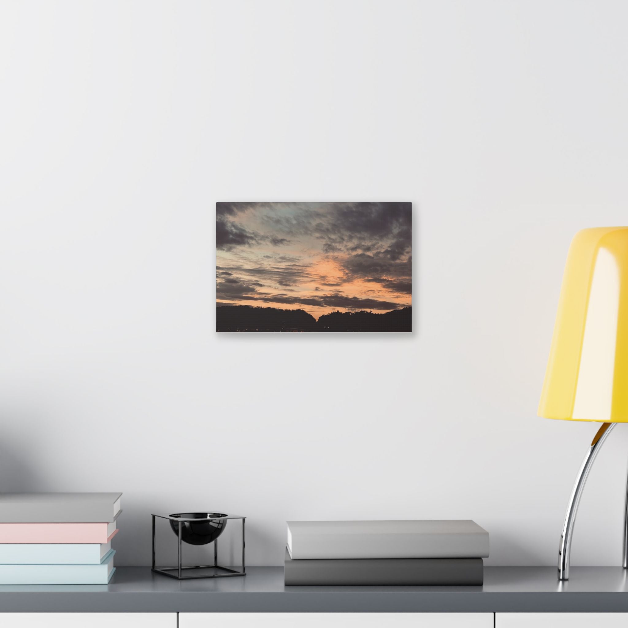 Sunset Simson's Harbor Rabaul Canvas Print Wall Art