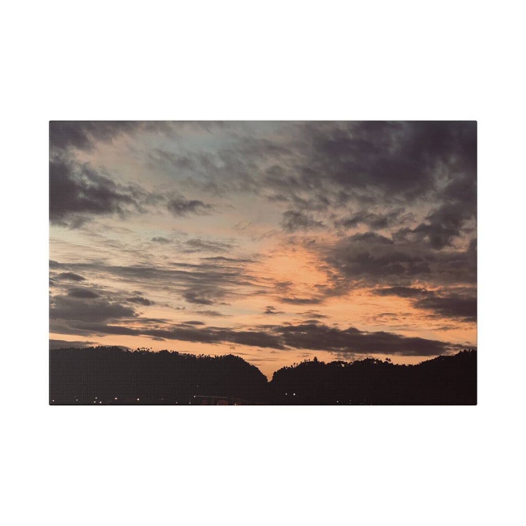 Sunset Simson's Harbor Rabaul Canvas Print Wall Art