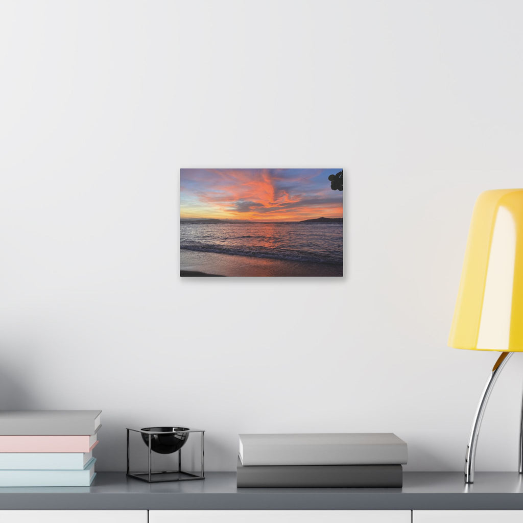 Sunset Nonga beach Rabaul Canvas Print Wall Art