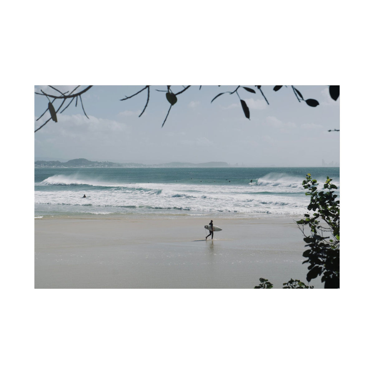 Coolangatta beach the surfer Gold Coast Wall Art
